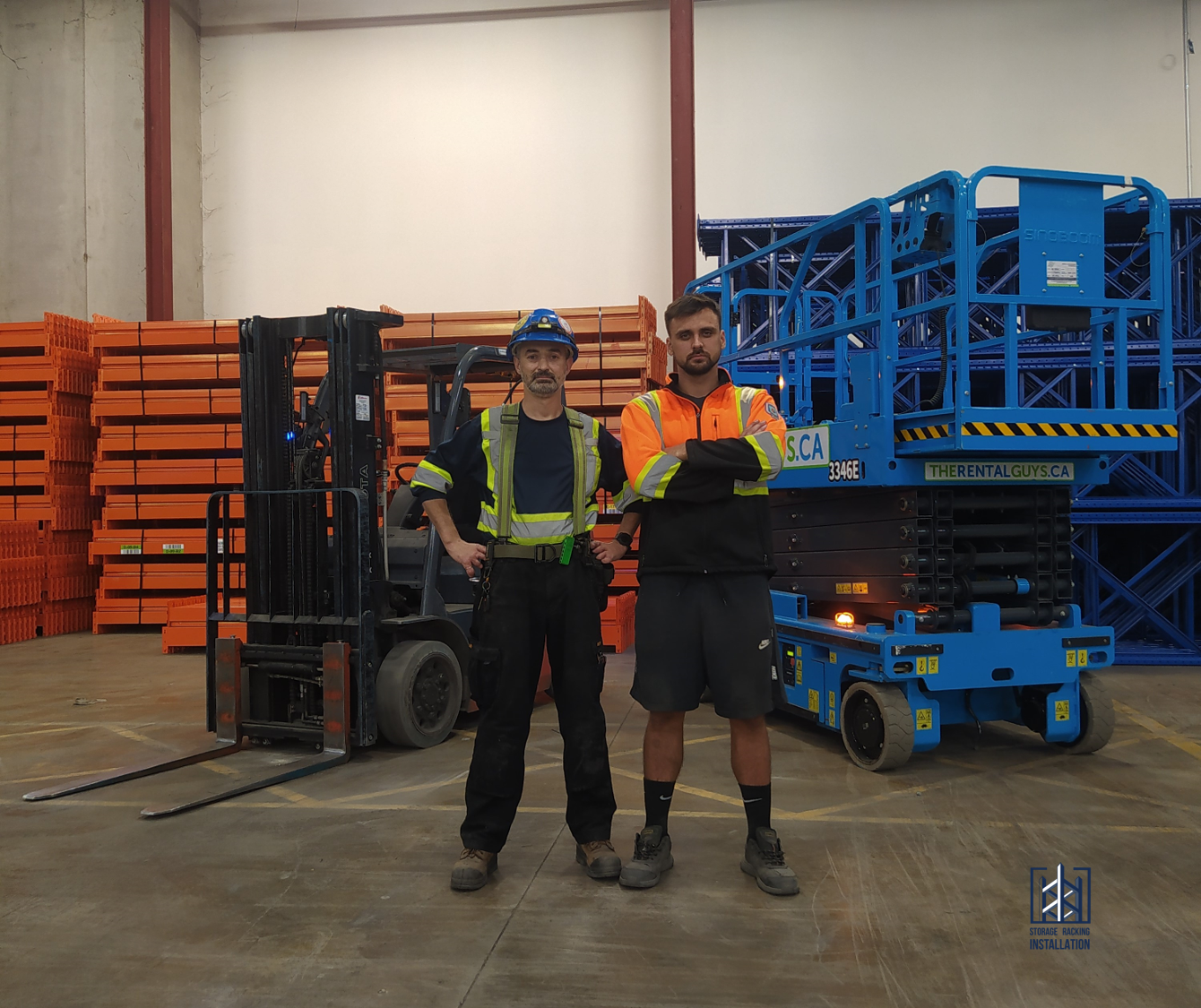 Storage Racking Installation team leaders make your racking project run smoothly!